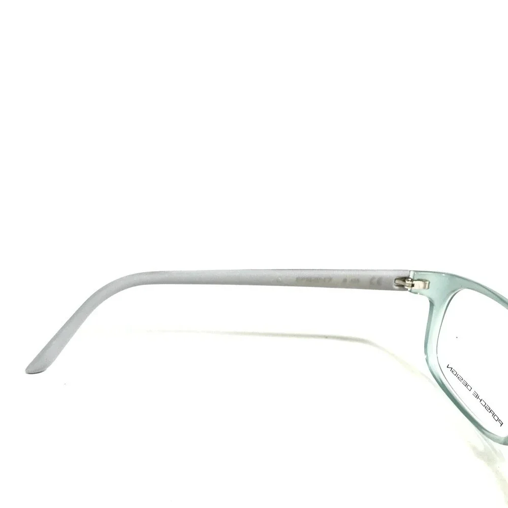 Porsche Design Eyeglasses Frames P8247 B Grey Clear Green Cat Eye 55-16-135
